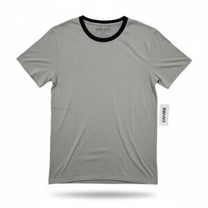 INK+IVY Men’s Pajama Sleep Shirt Large Gray Stretch Crewneck Lounge Tee NWT